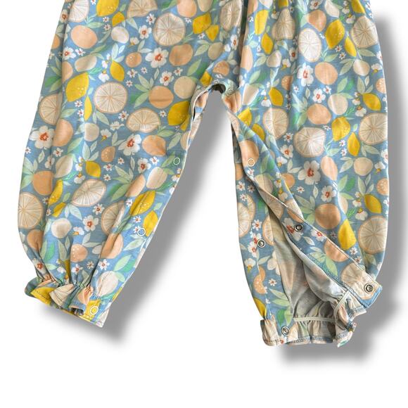 Stitchy Fish‎ nwot Toddler Girl Romper 3T Citrus Fruit Print Cotton One Piece - Picture 8 of 10